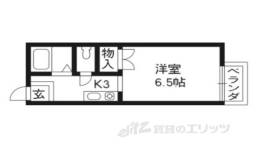 エーリー招提間取り図面