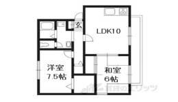 河原ハイツ間取り図面