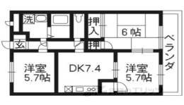 カサベルデ交野間取り図面