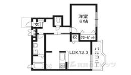 ピュア　ファウンテン　ヴィラ１間取り図面