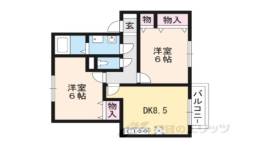 レークタウンＤ棟間取り図面