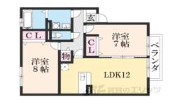 エストコリーヌ　２番館間取り図面