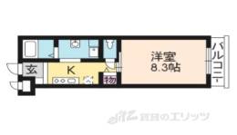 ハンズレジデンス二条間取り図面