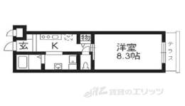 ハンズレジデンス二条間取り図面