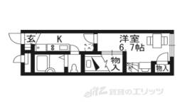 レオパレス二条駅前間取り図面