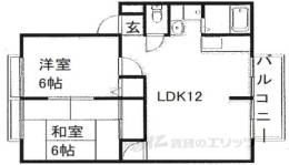 サンビレッジ高田Ａ棟間取り図面
