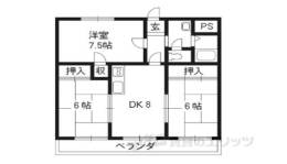 ハイメゾン中西Ａ棟間取り図面