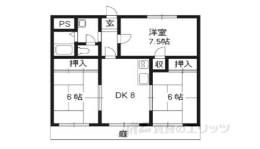 ハイメゾン中西Ｂ棟間取り図面