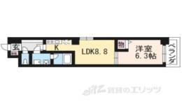 エターナルコート三条間取り図面