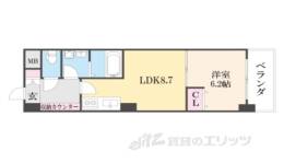 エターナルコート三条間取り図面