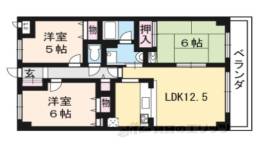 ライオンズマンション山科御陵間取り図面