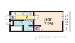 フラッティ堀川高辻間取り図面