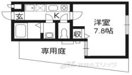 フラッティ堀川高辻間取り図面