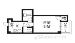 ロータリーマンション村野Ｂ棟間取り図面
