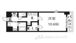 エスリード西小路御池間取り図面