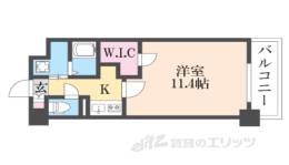 エスリード西小路御池間取り図面