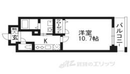 エスリード西小路御池間取り図面