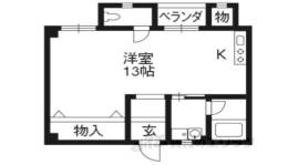 ランピエヌ御池間取り図面