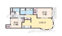 アズ・ステーションハラダ間取り図面