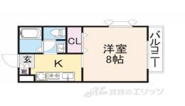 ア　リープ　ガーデン　Ｂ間取り図面