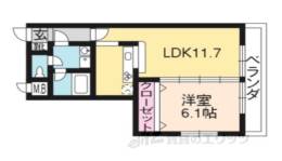 かどの御池　１号棟間取り図面