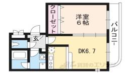 サンクラージュ山科駅前間取り図面