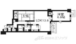 アパガーデンスクエア四条烏丸間取り図面