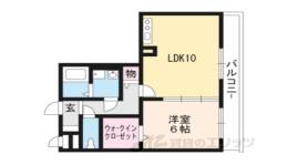 グレースコーポ３間取り図面