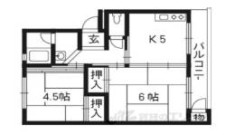 小栗栖北団地19棟間取り図面