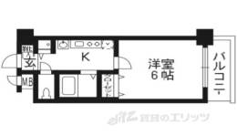 アクロス京都七条鴨川御苑間取り図面