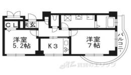 ベルメゾン枚方１間取り図面