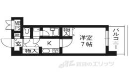ライオンズマンション四条堀川間取り図面