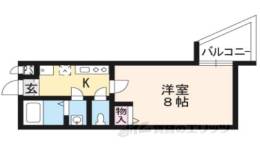 フラッティ千本上立売間取り図面
