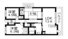 プレザント枚方間取り図面