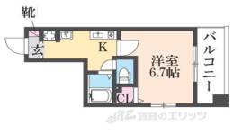 Ｍ’プラザ香里壱番館間取り図面