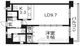 プレサンス京都神宮道間取り図面