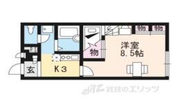 レオパレス湖月間取り図面