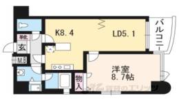 メロディーハイム二条城間取り図面