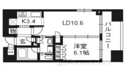 リーガル京都五条堀川間取り図面