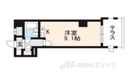 ホーユウコンフォルト二条城前間取り図面