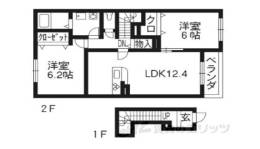 メルシー　ボンジョルネ　Ａ棟間取り図面