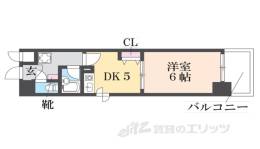 エスリード四条河原町間取り図面