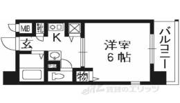 エステムコート京都河原町プレジール間取り図面