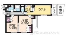 ヴェルデ山科間取り図面