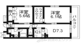 ヴェルデ山科間取り図面