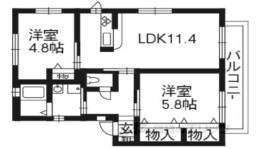 シャーメゾンコモド間取り図面