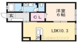 エルメゾン栗東間取り図面