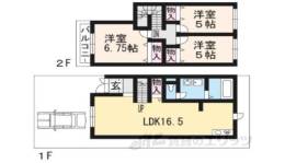 ヒルズガーデン伏見桃山間取り図面
