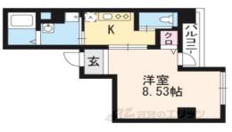 メサヴェルデ今出川間取り図面
