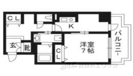 ライオンズマンション四条堀川第二間取り図面
